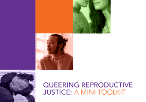 Portada del kit de herramientas de justicia reproductiva queering