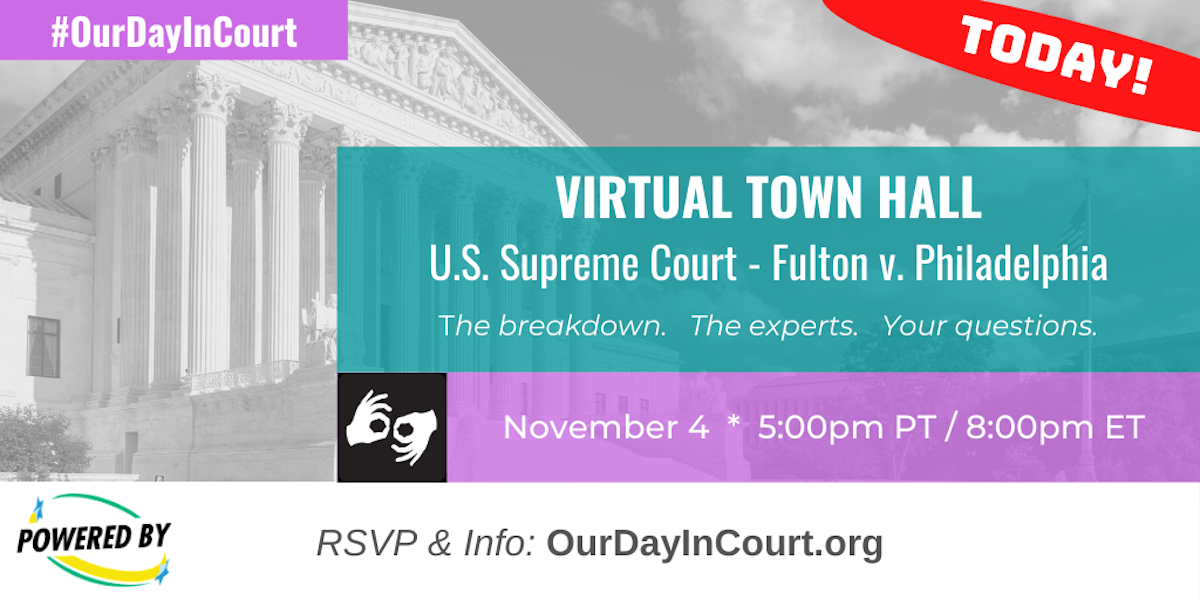 Virtual Town Hall: U.S. Supreme Court - Fulton v. Philadelphia