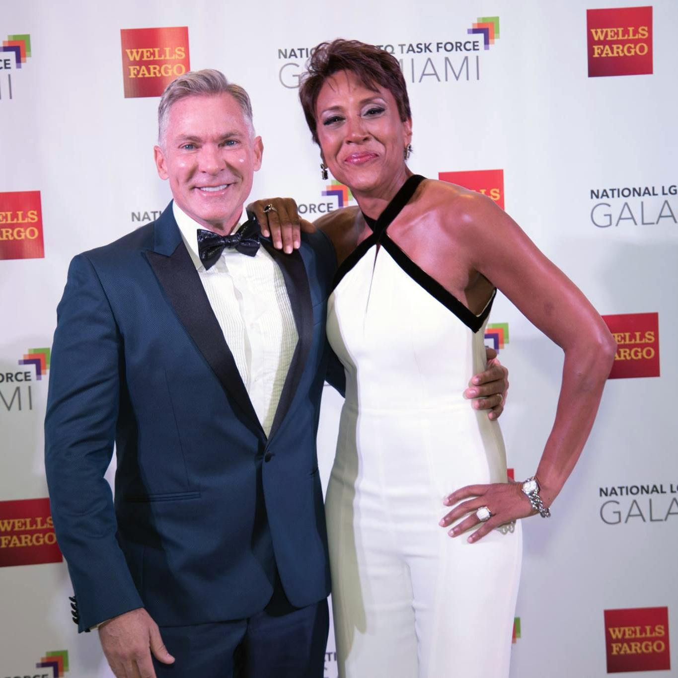 Sam Champion and Robin Roberts