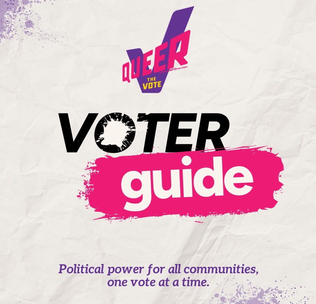 Queer the Vote Voter Guide: Political power for all communities, one vote at a time.